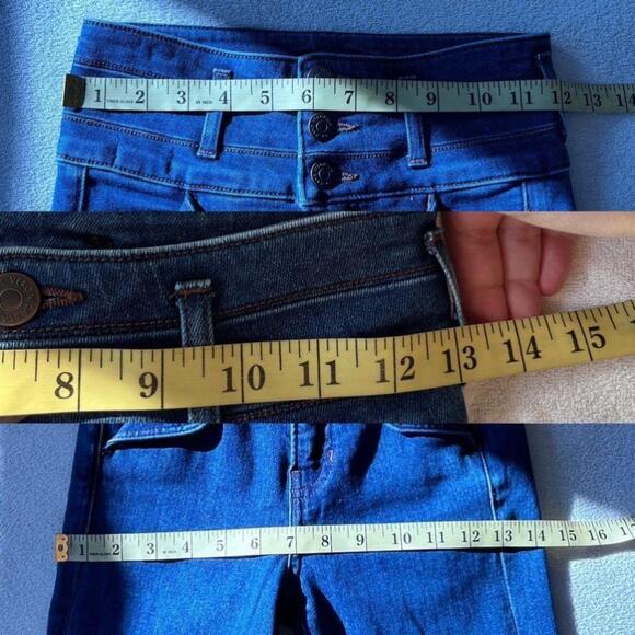 Veronica Beard Giselle Flare Extra! High Rise Jean 23/000 Washed Oxford - Picture 14 of 15